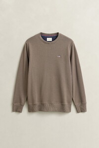 Gant Shield C-Neck Sweat Trui Faded Taupe