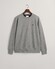 Gant Shield C-Neck Sweat Trui Grijs Melange