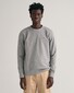 Gant Shield C-Neck Sweat Trui Grijs Melange