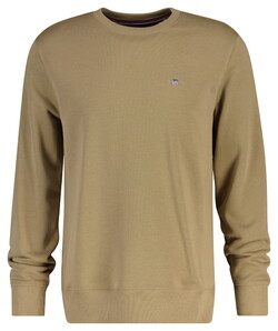 Gant Shield C-Neck Sweat Trui Light Taupe