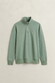 Gant Shield Half-Zip Sweat Pullover Surplus Mint