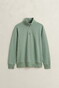 Gant Shield Half-Zip Sweat Pullover Surplus Mint