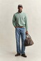 Gant Shield Half-Zip Sweat Pullover Surplus Mint