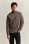 Gant Shield Half-Zip Sweat Trui Faded Taupe