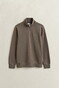 Gant Shield Half-Zip Sweat Trui Faded Taupe