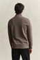 Gant Shield Half-Zip Sweat Trui Faded Taupe