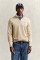 Gant Shield Half-Zip Sweat Trui Oat Beige