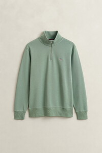 Gant Shield Half-Zip Sweat Trui Surplus Mint