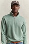 Gant Shield Half-Zip Sweat Trui Surplus Mint