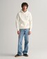 Gant Shield Hoodie Subtle Logo Pullover Eggshell