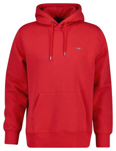 Gant Shield Hoodie Subtle Logo Pullover Muted Red