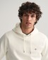 Gant Shield Hoodie Subtle Logo Trui Eggshell