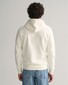 Gant Shield Hoodie Subtle Logo Trui Eggshell