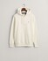 Gant Shield Hoodie Subtle Logo Trui Eggshell
