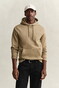 Gant Shield Hoodie Subtle Logo Trui Faded Taupe