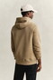 Gant Shield Hoodie Subtle Logo Trui Faded Taupe