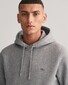 Gant Shield Hoodie Subtle Logo Trui Grijs Melange