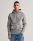 Gant Shield Hoodie Subtle Logo Trui Grijs Melange