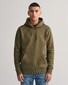 Gant Shield Hoodie Subtle Logo Trui Juniper Green