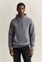 Gant Shield Hoodie Subtle Logo Trui Midden Grijs