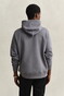 Gant Shield Hoodie Subtle Logo Trui Midden Grijs