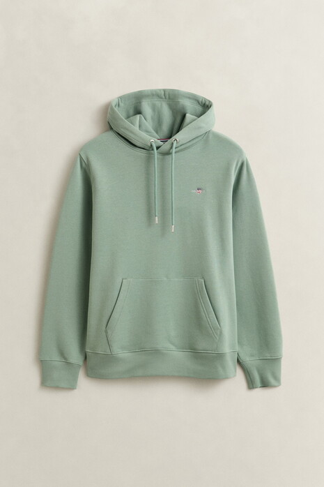 Gant Shield Hoodie Subtle Logo Trui Surplus Mint
