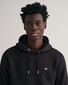 Gant Shield Hoodie Subtle Logo Trui Zwart