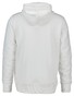 Gant Shield Logo Embroidery Full Zip Hoodie Kangaroo Pocket Vest Eggshell