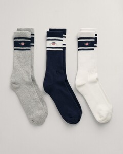 Gant Shield Sport Socks 3Pack Evening Blue