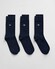 Gant Shield Uni Color 3Pack Sokken Avond Blauw