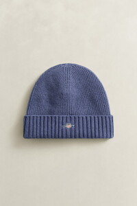 Gant Shield Wool Beanie Cap / Beanie Blue Horizon