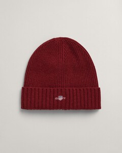 Gant Shield Wool Beanie Cap / Beanie Plumped Red