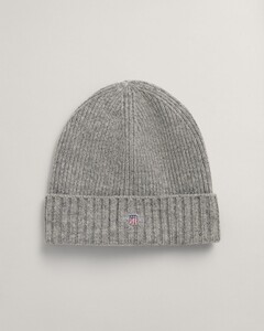 Gant Shield Wool Beanie Muts Grijs Melange