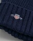 Gant Shield Wool Beanie Muts Marine