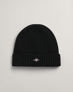Gant Shield Wool Beanie Muts Zwart