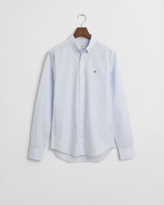 Gant Slim Classic Stripe Poplin Button-Down Shirt Light Blue