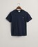 Gant Slim Small Logo Shield Crew Neck T-Shirt Avond Blauw