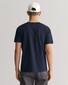 Gant Slim Small Logo Shield Crew Neck T-Shirt Avond Blauw