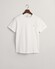 Gant Slim Small Logo Shield Crew Neck T-Shirt Wit