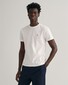 Gant Slim Small Logo Shield Crew Neck T-Shirt Wit