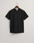 Gant Slim Small Logo Shield Crew Neck T-Shirt Zwart