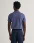Gant Slim Subtle Shield Embroidery Piqué Uni Polo Dark Jeansblue Melange