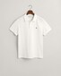 Gant Slim Subtle Shield Embroidery Piqué Uni Polo Wit