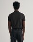 Gant Slim Subtle Shield Embroidery Piqué Uni Polo Zwart