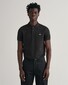 Gant Slim Subtle Shield Embroidery Piqué Uni Polo Zwart