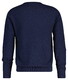 Gant Slub Cotton Linen Crew Neck Trui Dark Indigo Melange