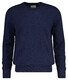 Gant Slub Cotton Linen Crew Neck Trui Dark Indigo Melange