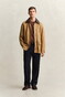 Gant Slub Cotton Linen Crew Neck Trui Hazelnut Melange