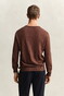 Gant Slub Cotton Linen Crew Neck Trui Hazelnut Melange