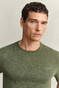 Gant Slub Cotton Linnen Short Sleeve Crew Neck Trui Dry Herb Green